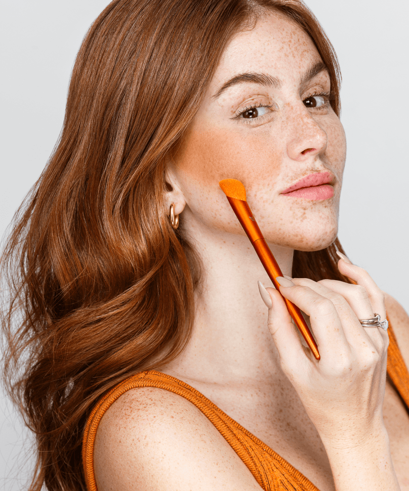 Pincel para Corretivo e Acabamento - linha premium Makeup