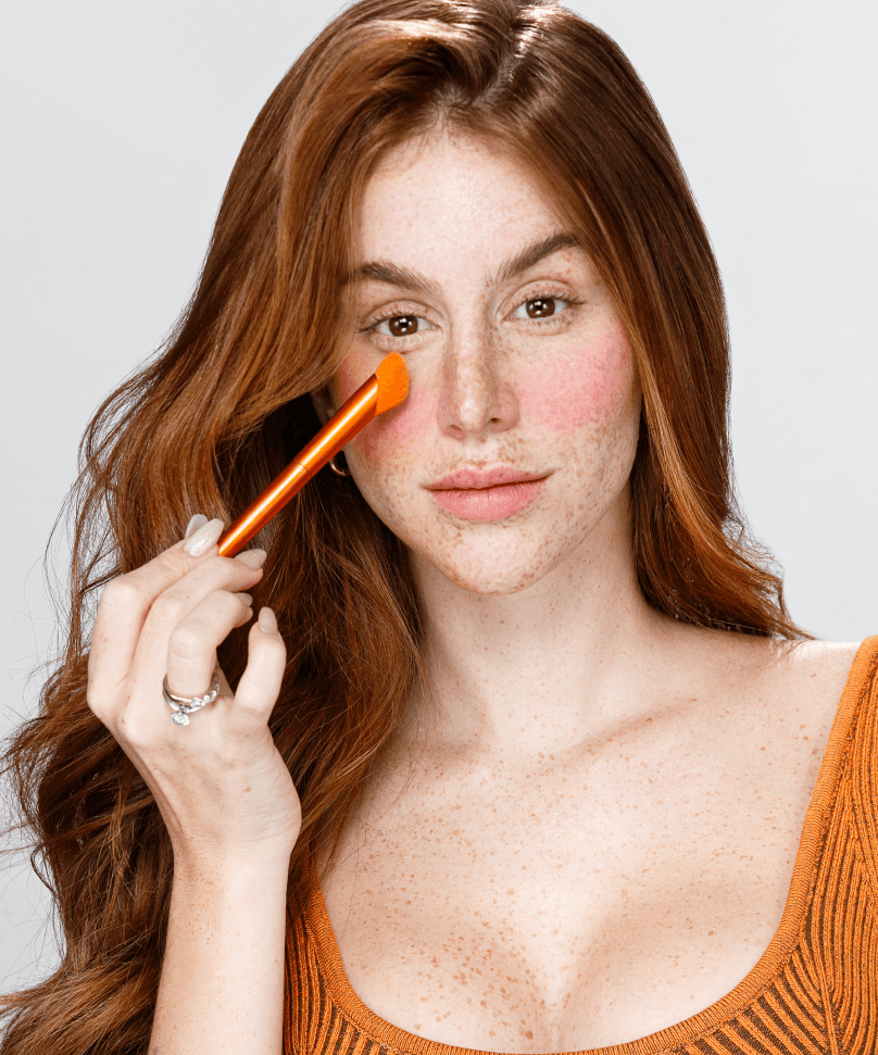 Pincel para Corretivo e Acabamento - linha premium Makeup