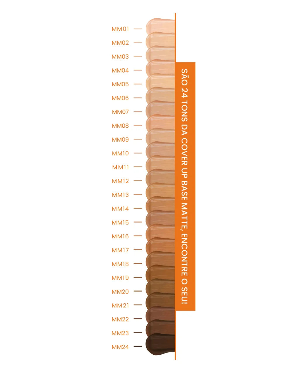 Base Cover Up - MM05 linha premium Makeup