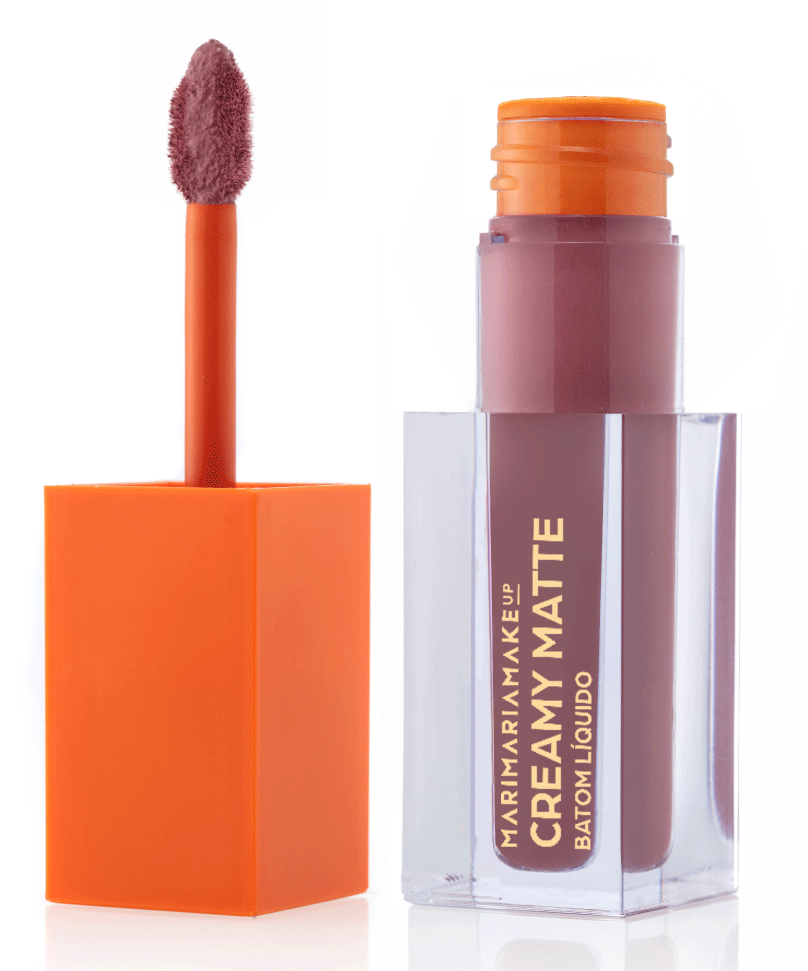 Batom Liquido Creamy Matte - Rose Nude | linha premium Makeup
