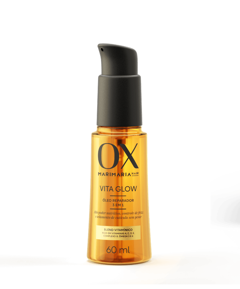 Óleo Reparador 3 em 1 Vita Glow | OX linha premium Hair