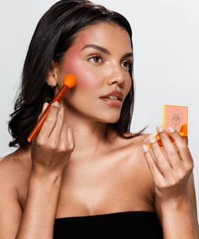 Pincel para Contorno e Iluminação - linha premium Makeup