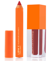 Lipmix Batom Líquido + Lápis Labial - Blazing | linha premium Makeup