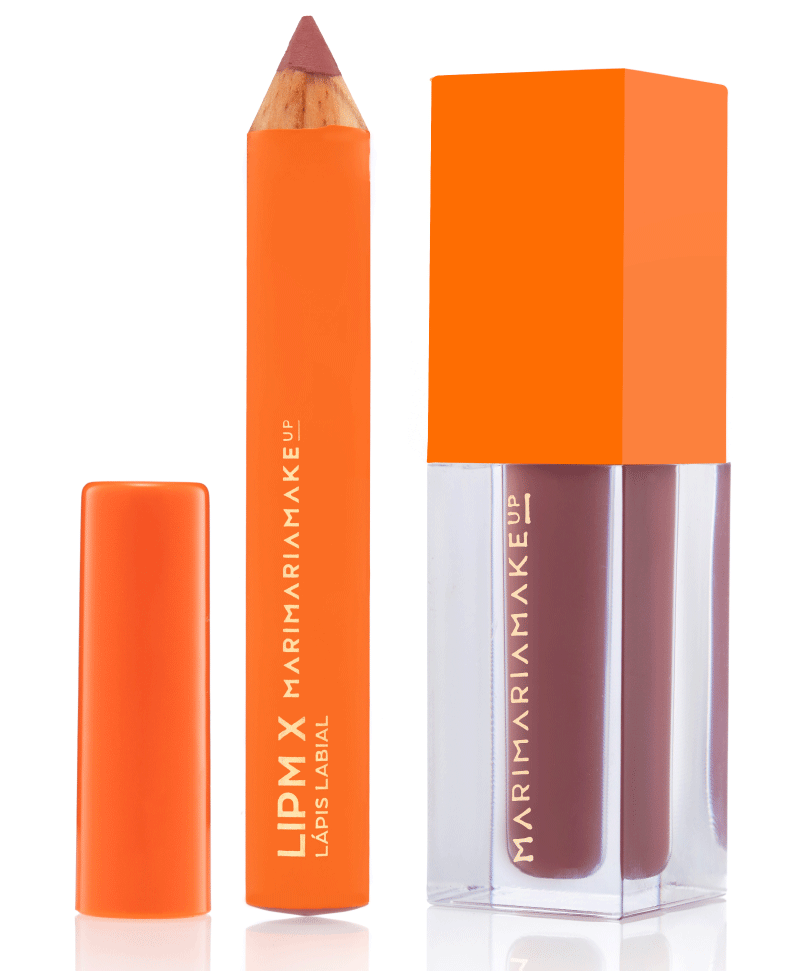Lipmix Batom Líquido + Lápis Labial - Frosty | linha premium Makeup