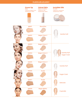 Base Cover Up - MM05 linha premium Makeup