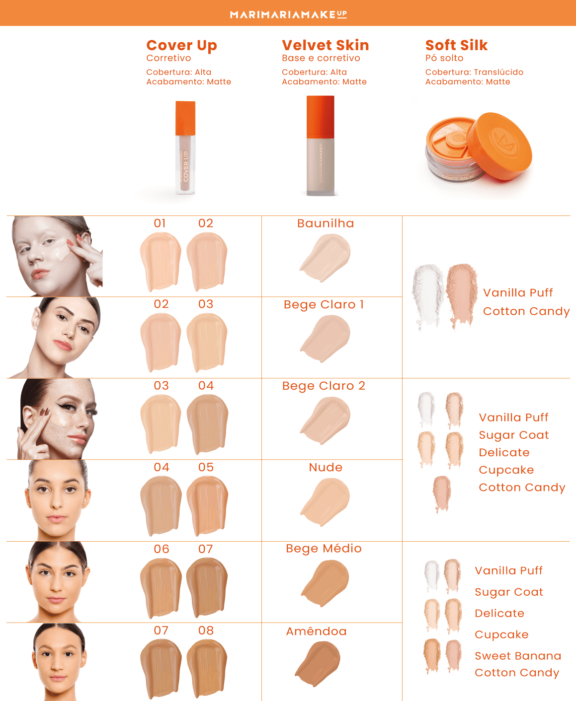 Base e Corretivo Matte Velvet Skin - Nude