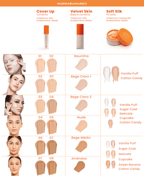 Base e Corretivo Matte Velvet Skin - Nude