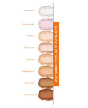 Pó solto Soft Silk - Cupcake | linha premium Makeup